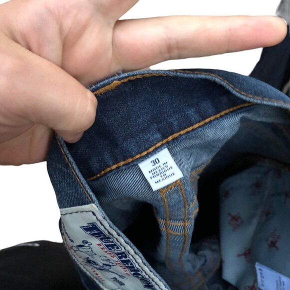 True Religion Jeans Size 30 SLIM Blue - Picture 6 of 8
